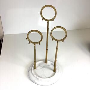 Pottery Barn Teen x Harry Potter Quidditch Hoops Jewelry Holder Marble Base READ